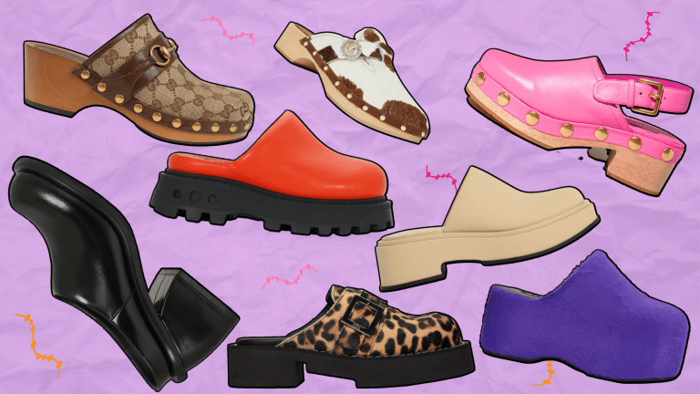 Chunky clog sandals sale