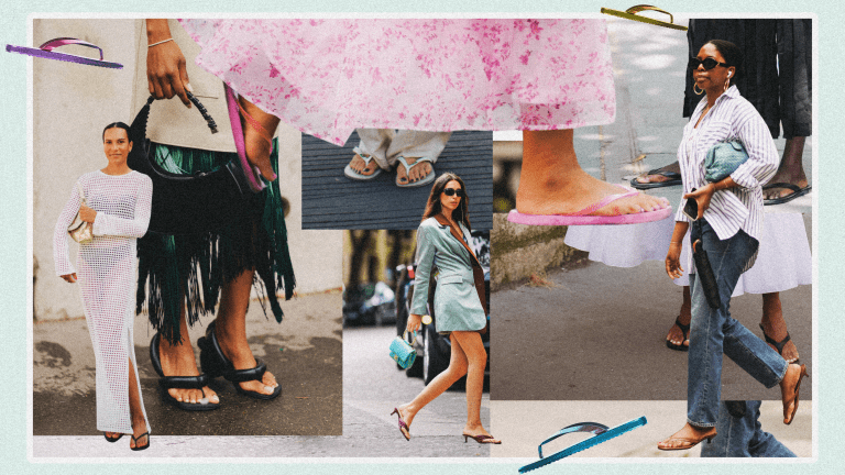 Flip flops without thong clearance