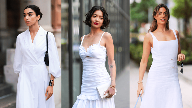Close Out the Summer With a Perfect White Dress Fashionista