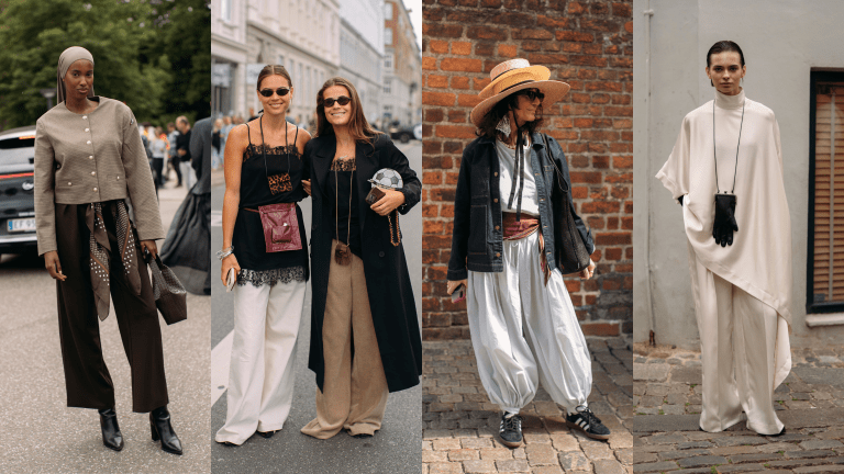 Showgoers Got Playful With 'Necklace Bags' and 'Scarf Belts