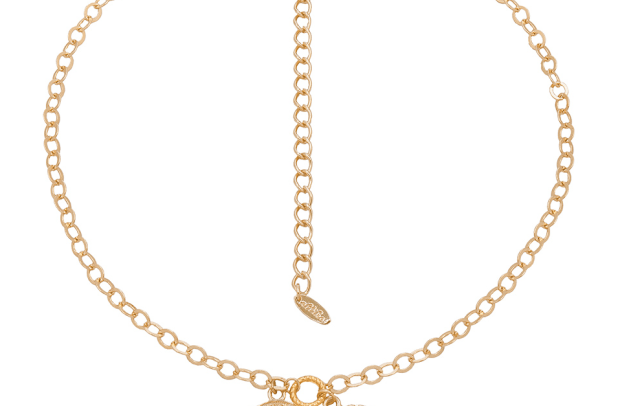Shashi double hot sale coin necklace