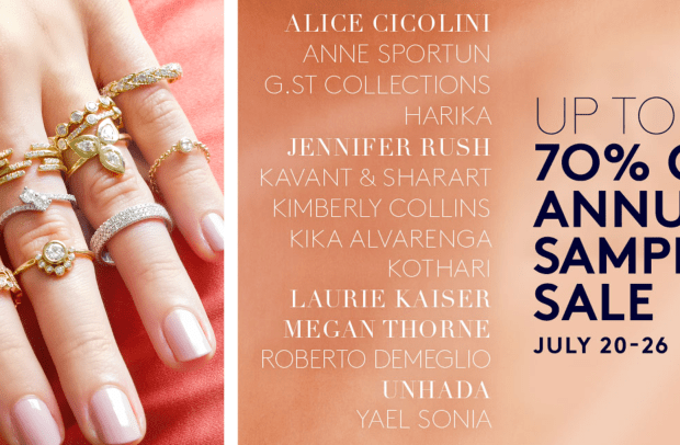 Greenwich St Jewelers Annual Sample Sale Online and In Store NYC
