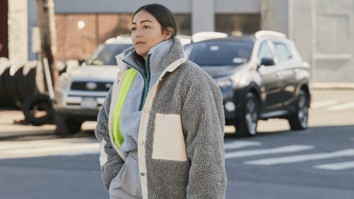 Fleece jacket fashion shop
