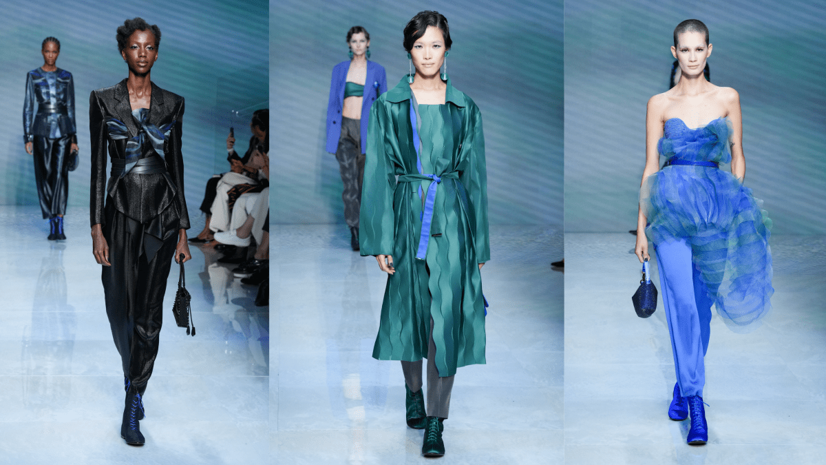 Giorgio Armani Takes Us Under The Sea For Spring 2024 Fashionista