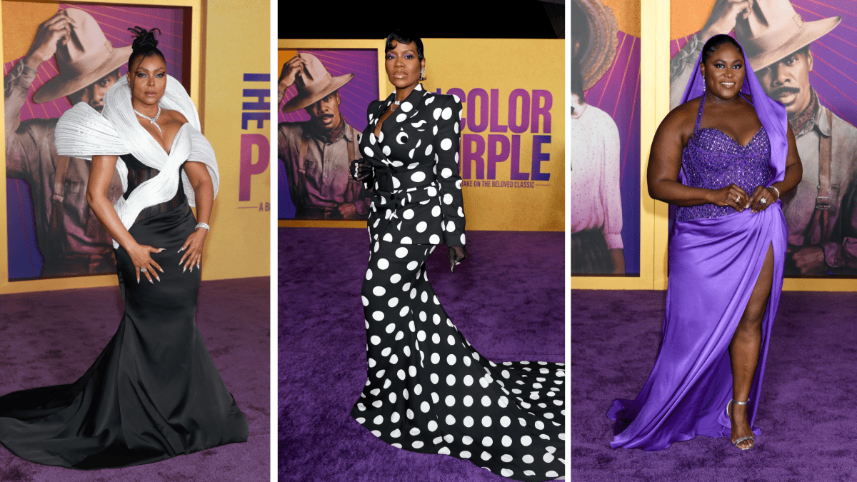 The Color Purple' Press Tour Fashion Brings Vibrancy to the Red