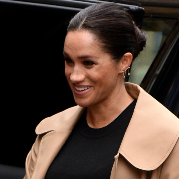 Meghan Markle Wore a Thing: Oscar de La Renta Dress and Sarah