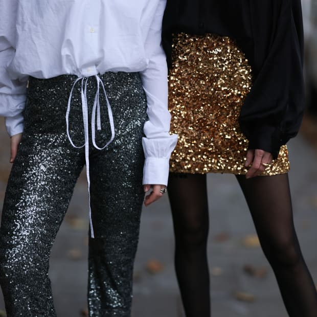 sequins street style