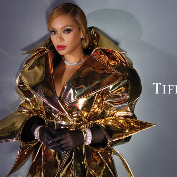 Ballerific Fashion: Beyoncé Stuns in Diamond Corset Dress for Tiffany and  Co. Paris Fashion Week Party