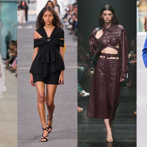 Take the Colored Tights Trend From the Spring Runways to Your Fall