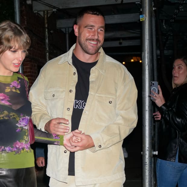 Taylor Swift in The Reformation in New York City - Tom + Lorenzo