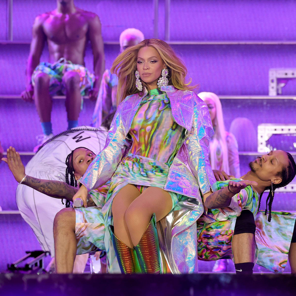 Beyoncé Renaissance World Tour: All the celebrities who nailed the silver  dress code