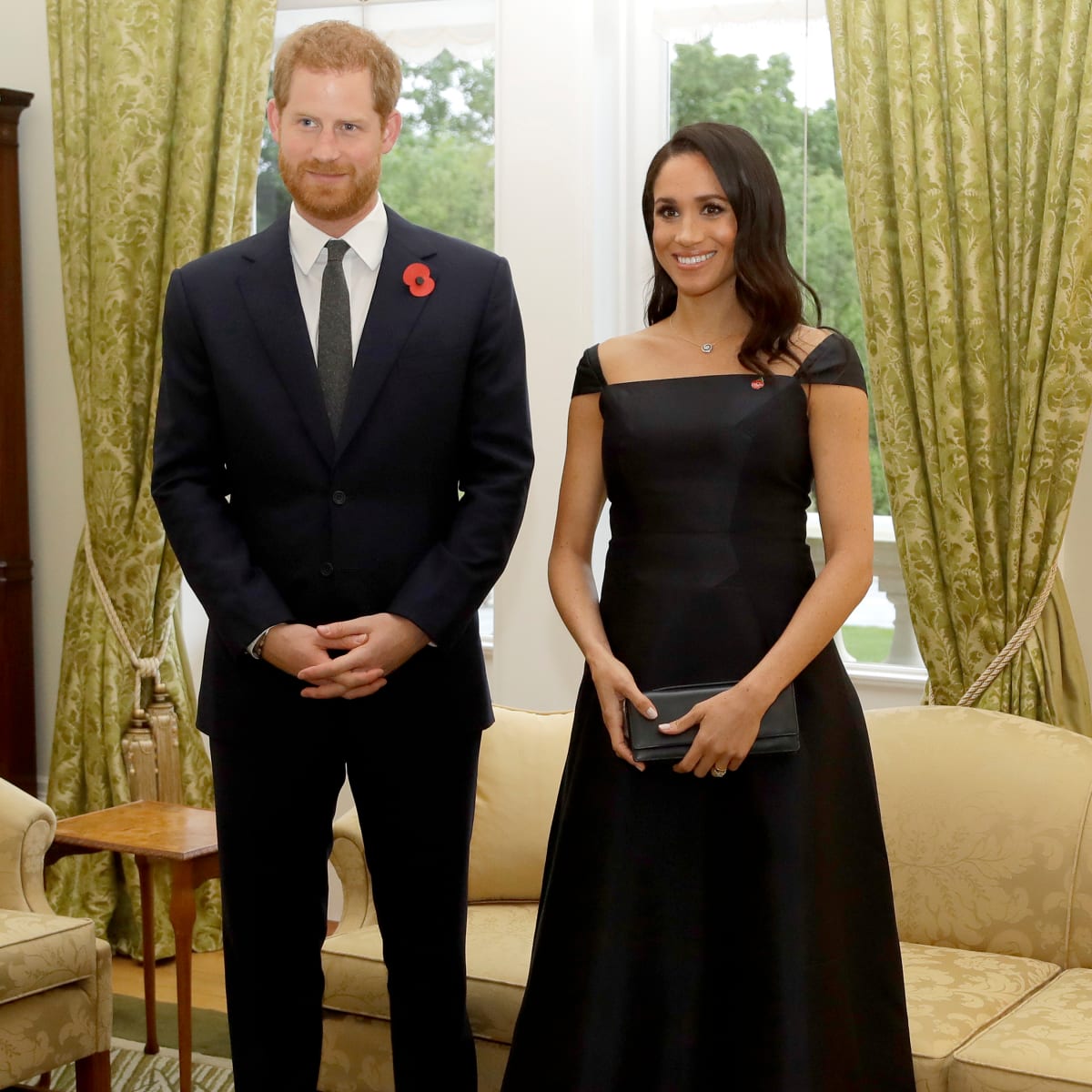 Meghan Markle stuns in off-the-shoulder gown alongside Prince Harry at  emotional Invictus gala | HELLO!