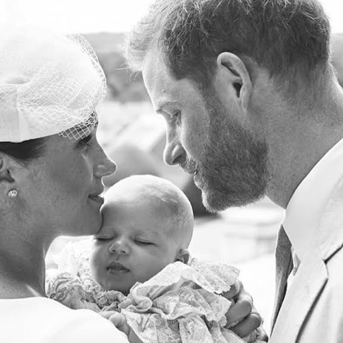 Prince Harry & Meghan Markle Posts New Pic of Archie's Christening