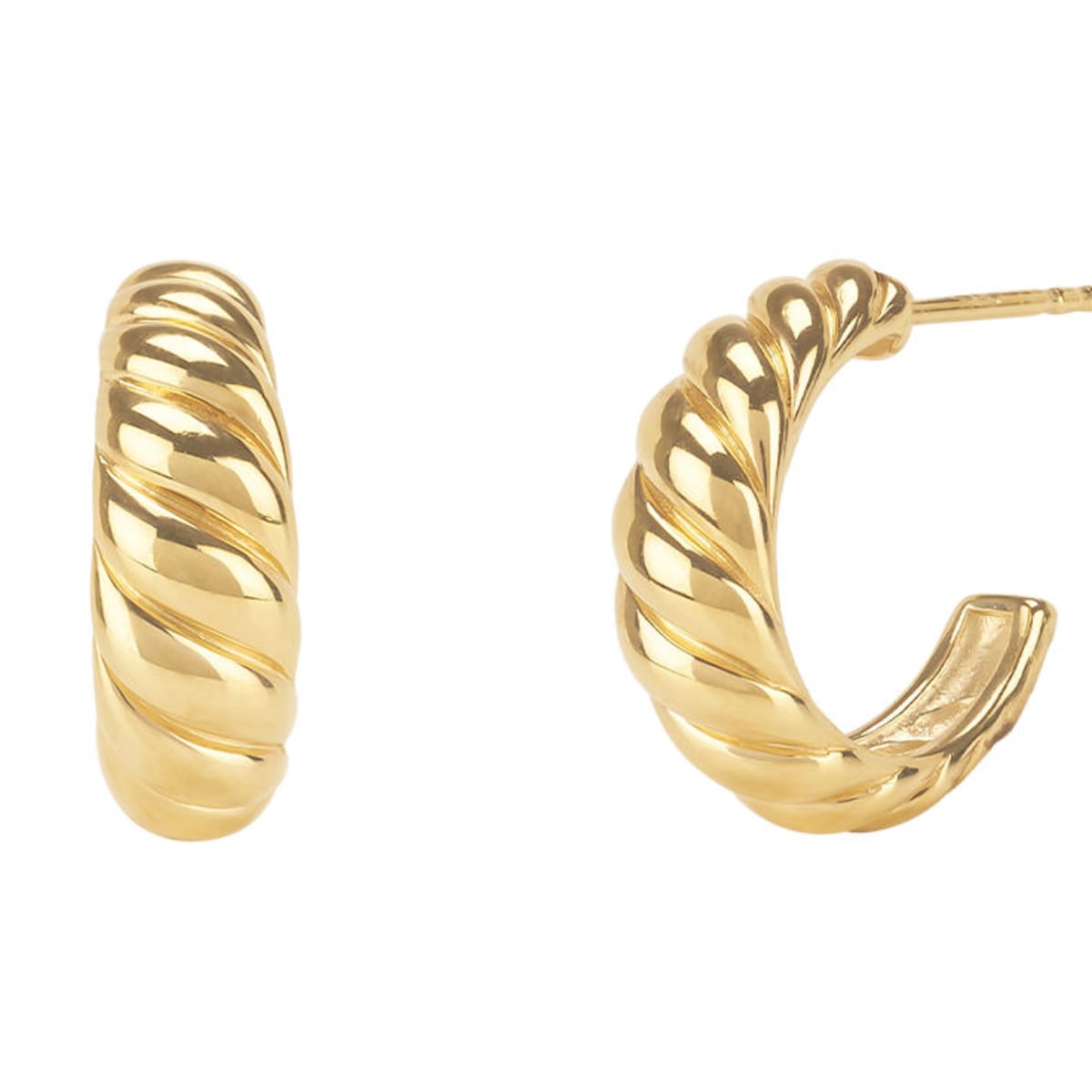 Best gold hoop earrings 2022: From Mejuri's braided style to Missoma's  chunky design