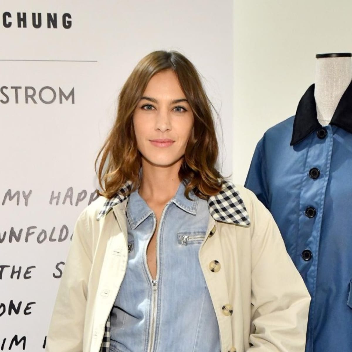 Alexa Chung makes us want to own a fancy leather coat
