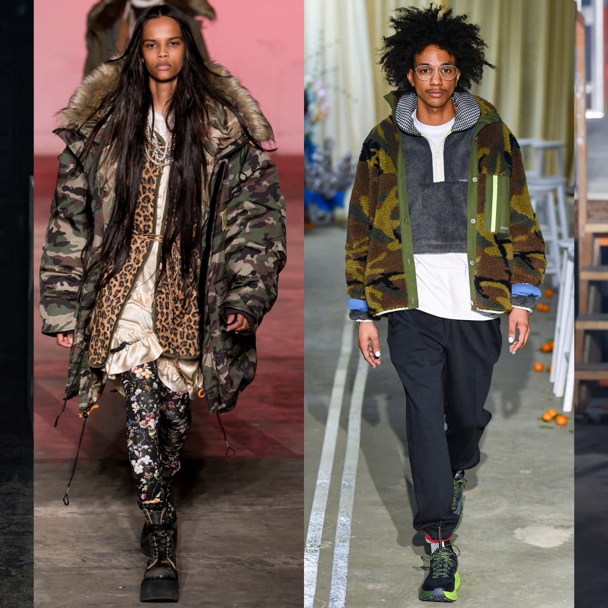 Bone Investigation Unconscious Camo Print Is Back For Good, According to the Fall 2019 Runways -  Fashionista