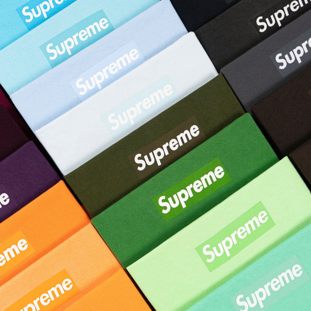 supreme box logo t shirt