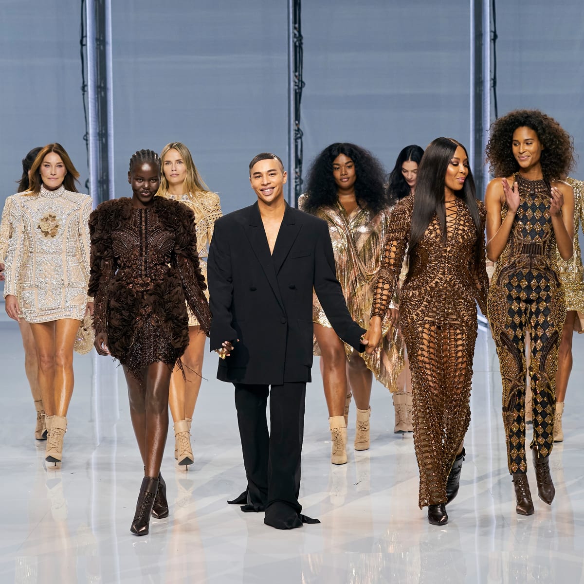 Fjendtlig Kollega redde For Spring 2022, Olivier Rousteing Revisits His Greatest Hits From 10 Years  at Balmain - Fashionista