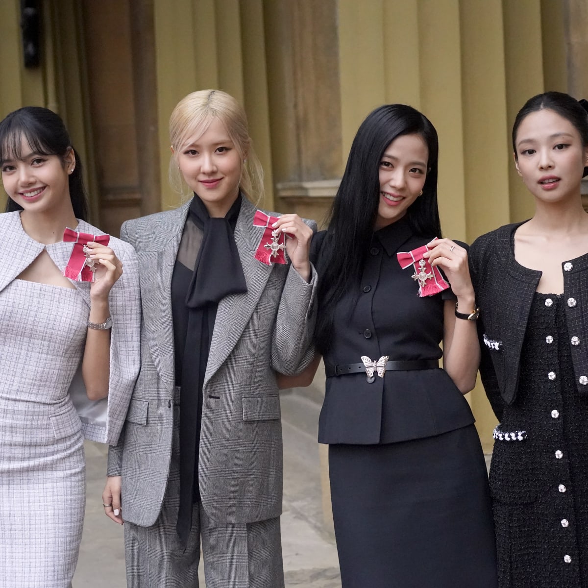 Blackpink Put on Their Most Regal Suiting to Become MBEs - Fashionista