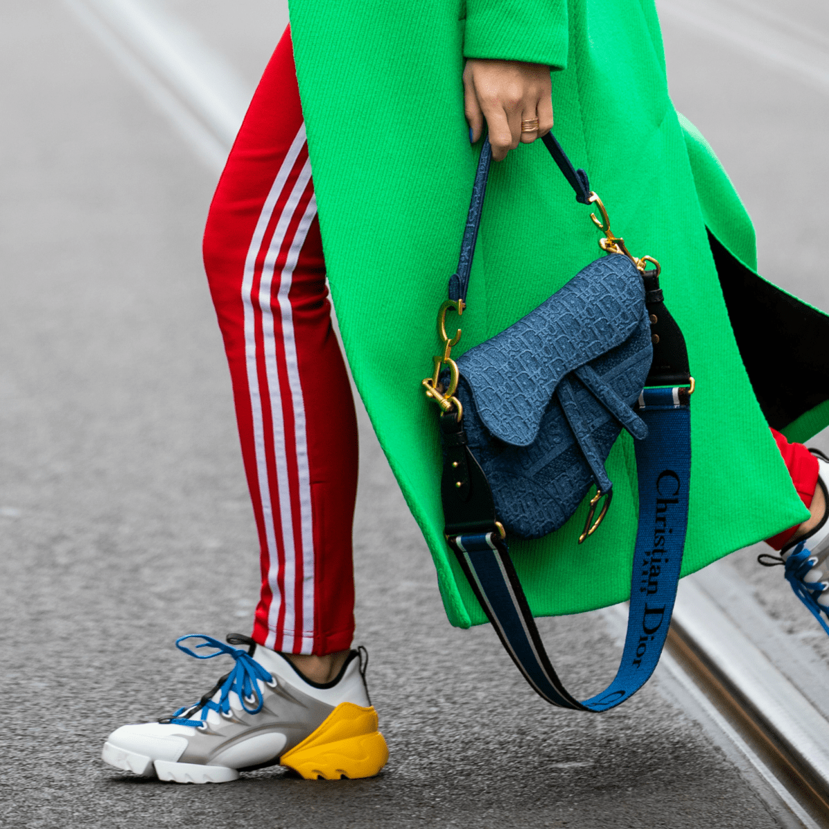 Athleisure: Sport outfit.  Revolutionary trend girls