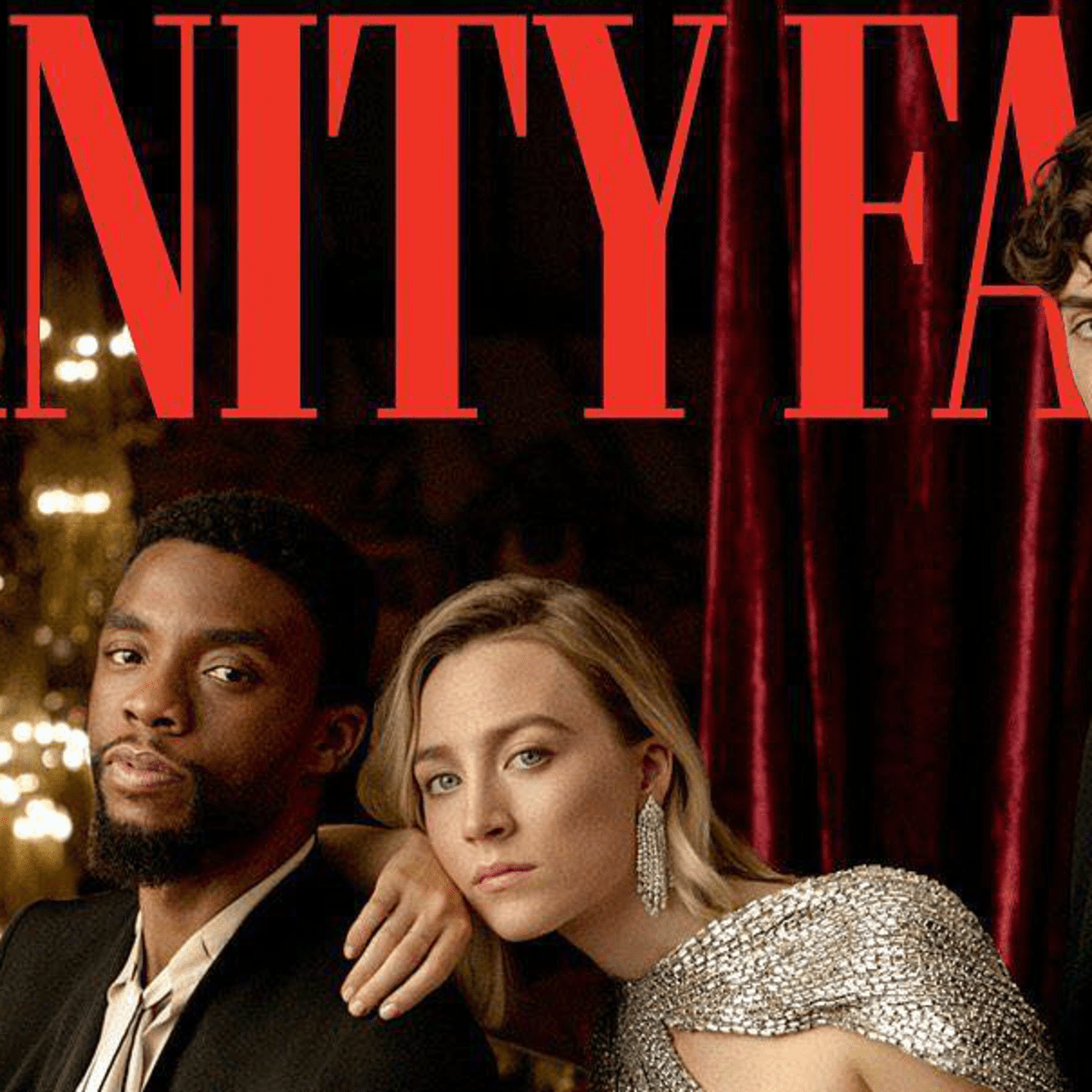 Vanity Fair Magazine (Hollywood, 2019) Chadwick Boseman, Saoirse