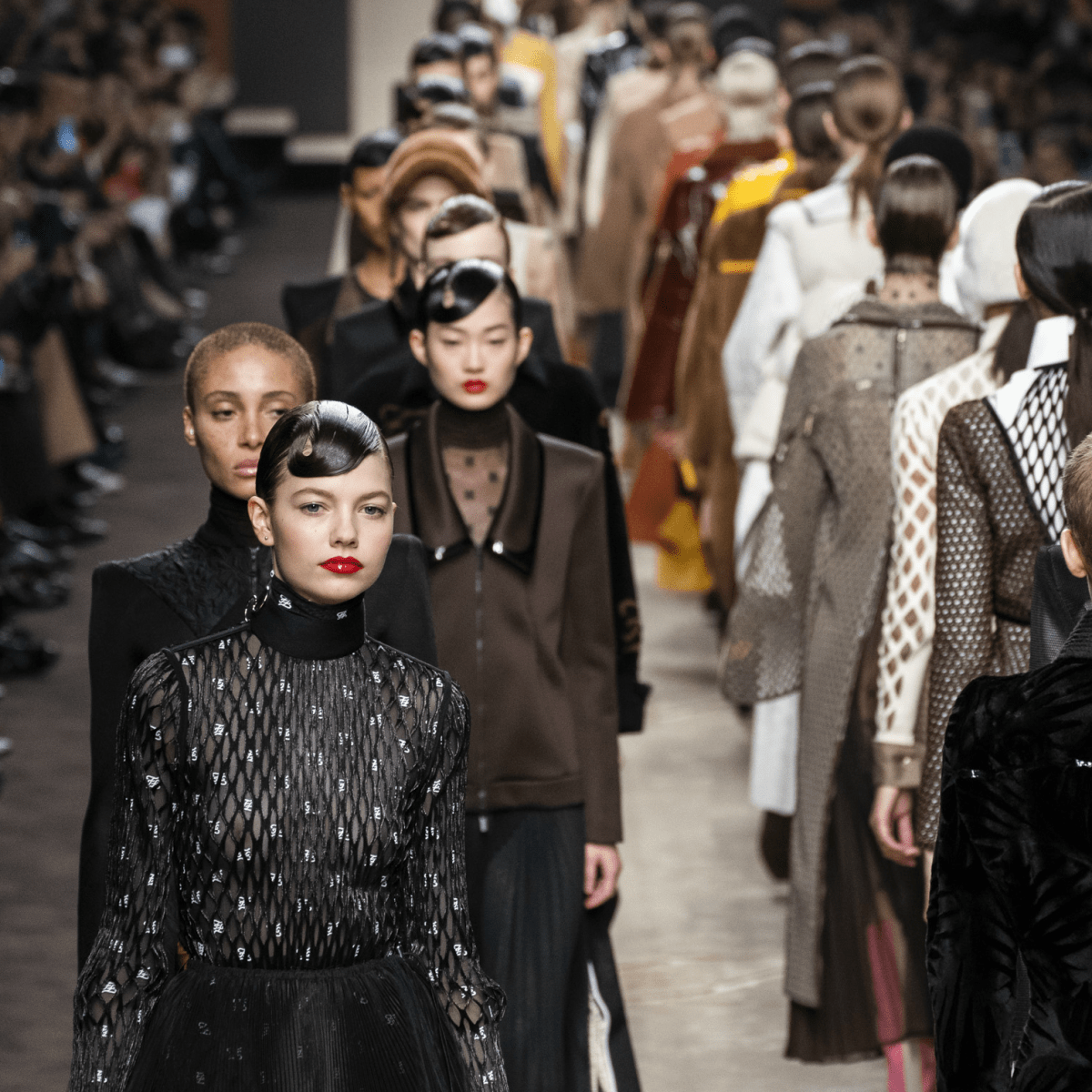 Karl Lagerfeld Lives on Through His Final for Fendi, Fall 2019 Fashionista