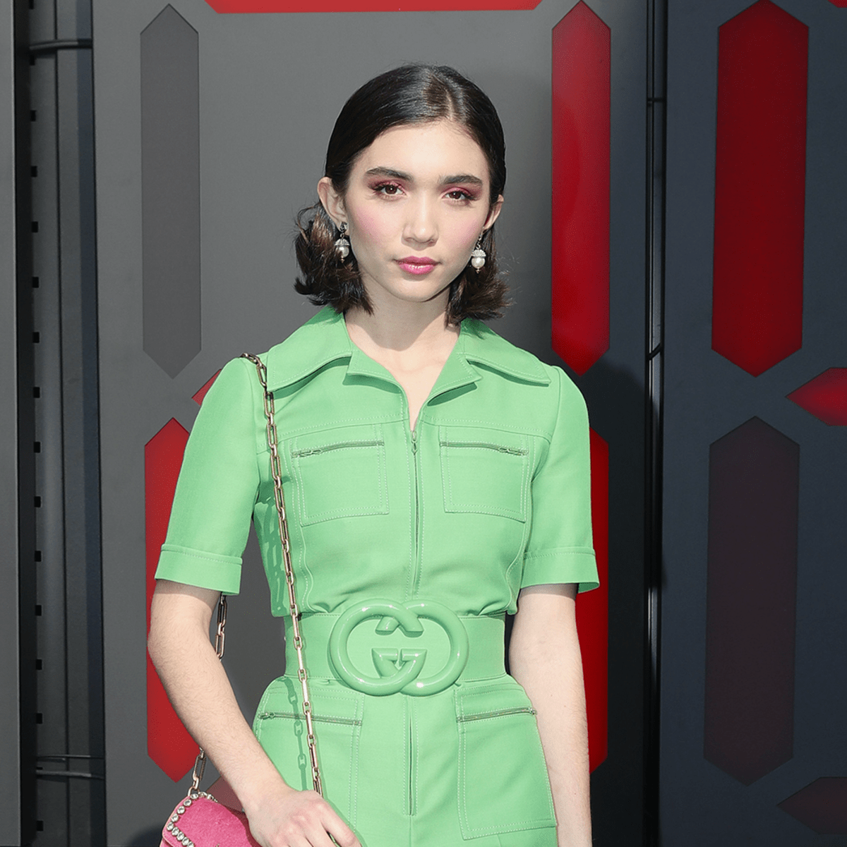 Great Outfits in Fashion History: Rowan Blanchard in That Green Gucci  Jumpsuit - Fashionista