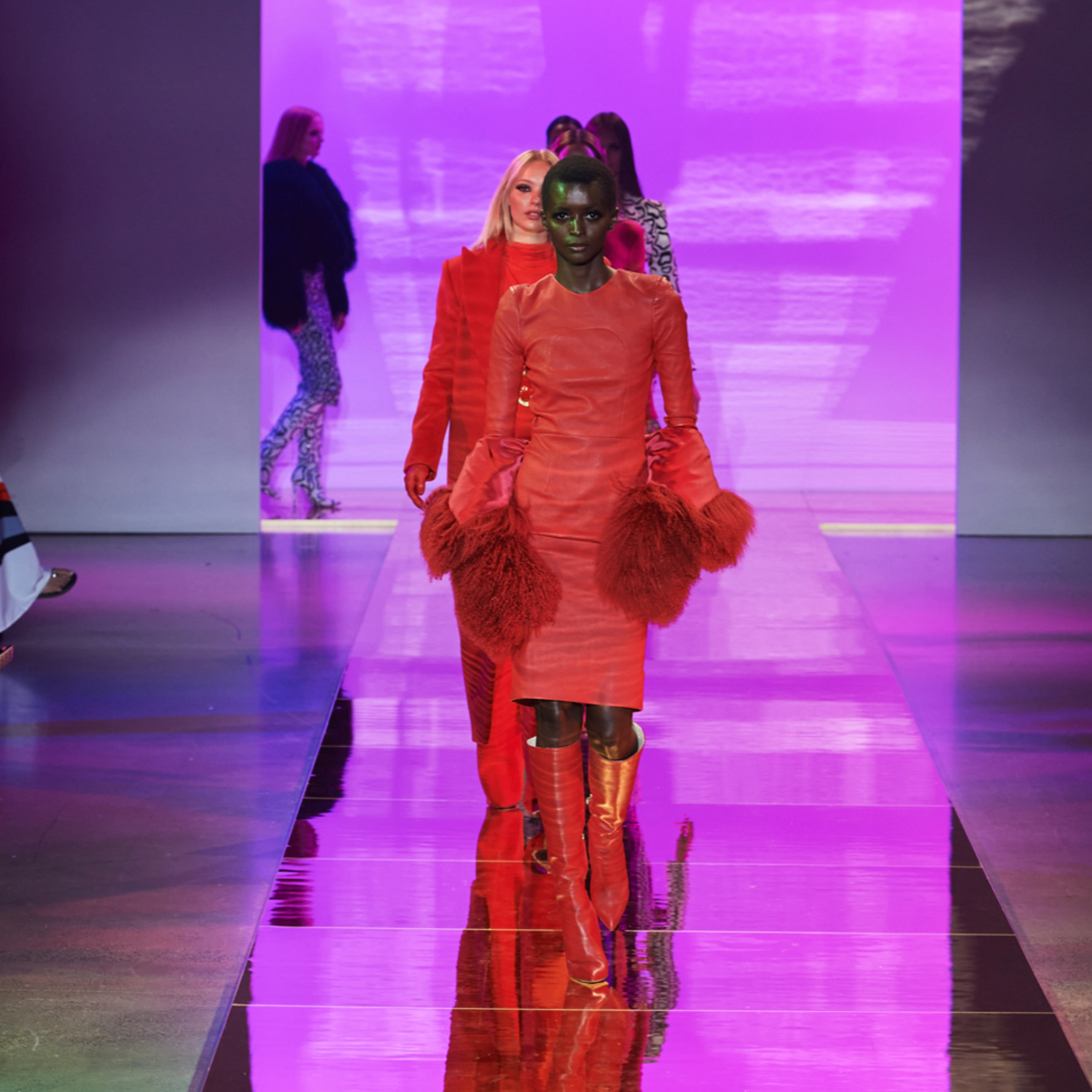 Sergio Hudson delivers colorful '90s celebration at NYFW