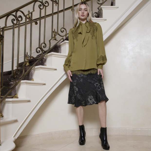 Gold hawk skirt shop