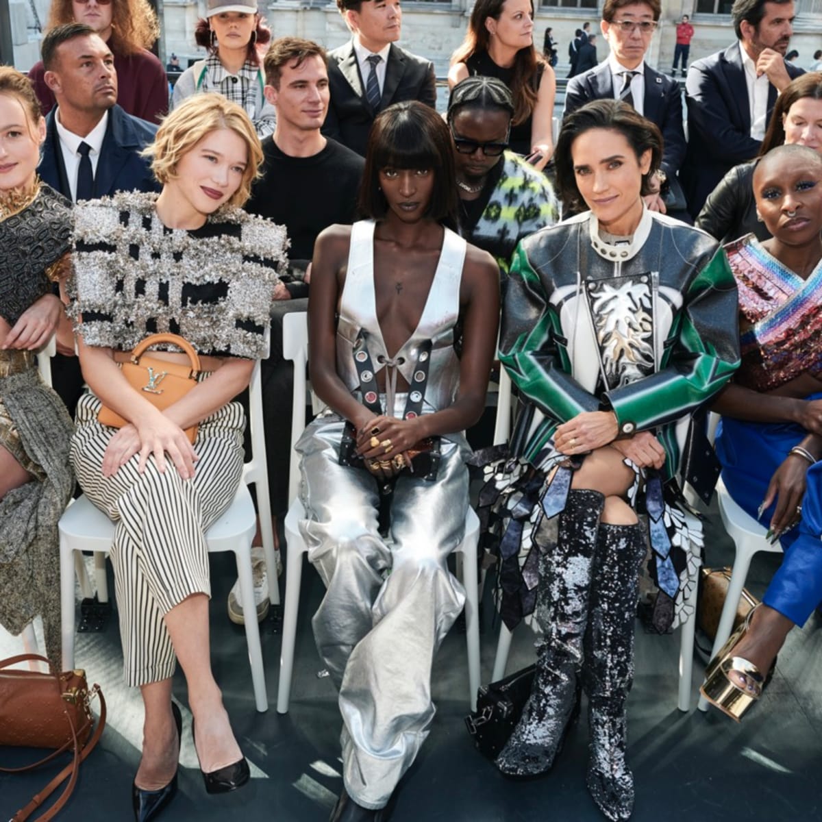 佐々木　LOUIS VUITTON Louis Vuitton Had the Most Stacked Front Row of Spring 2023