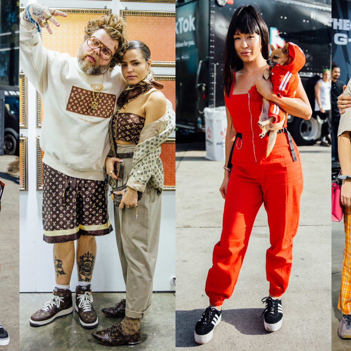 Matching Outfits Stood Out Among the Street Style Crowd at