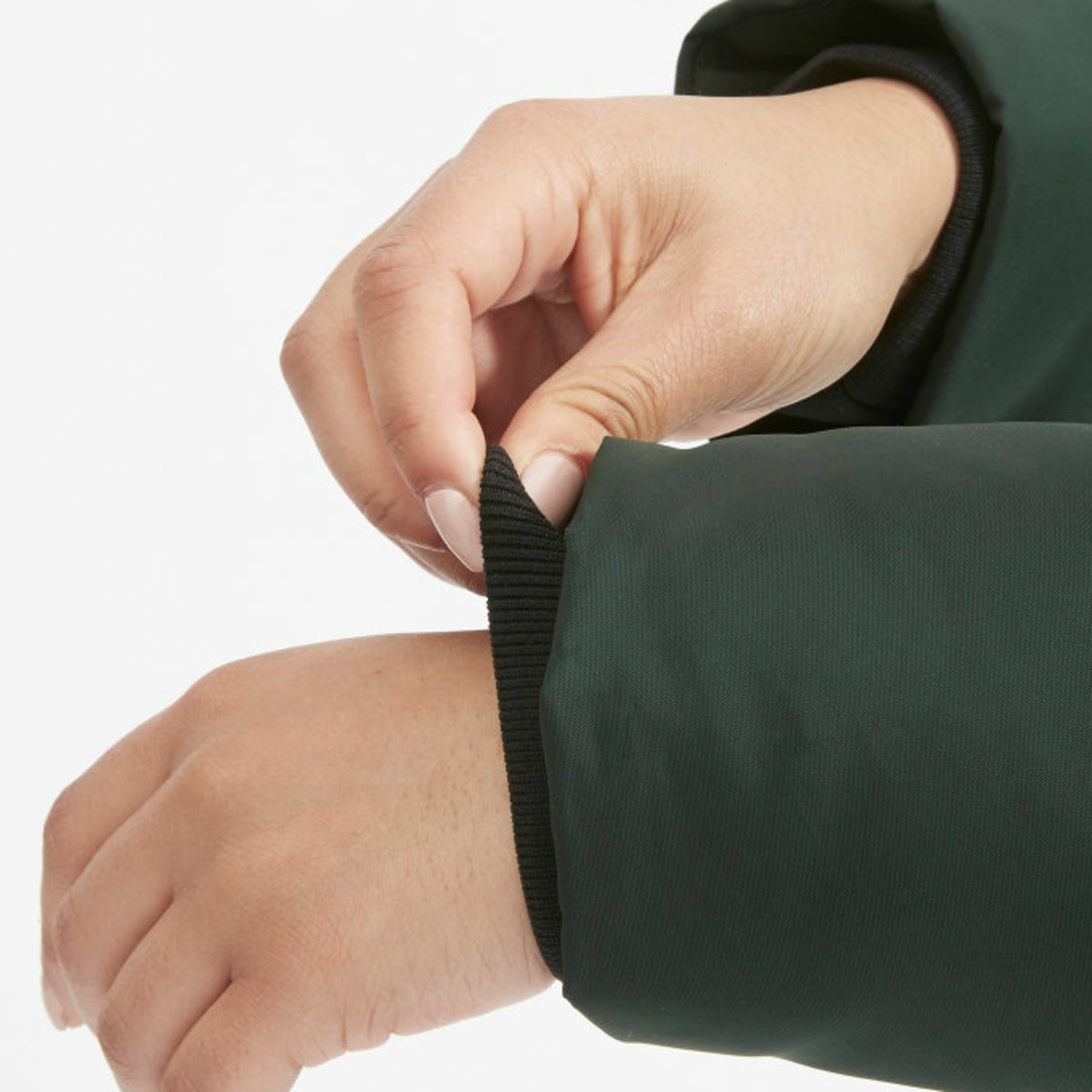 Plastic shop puffer jacket