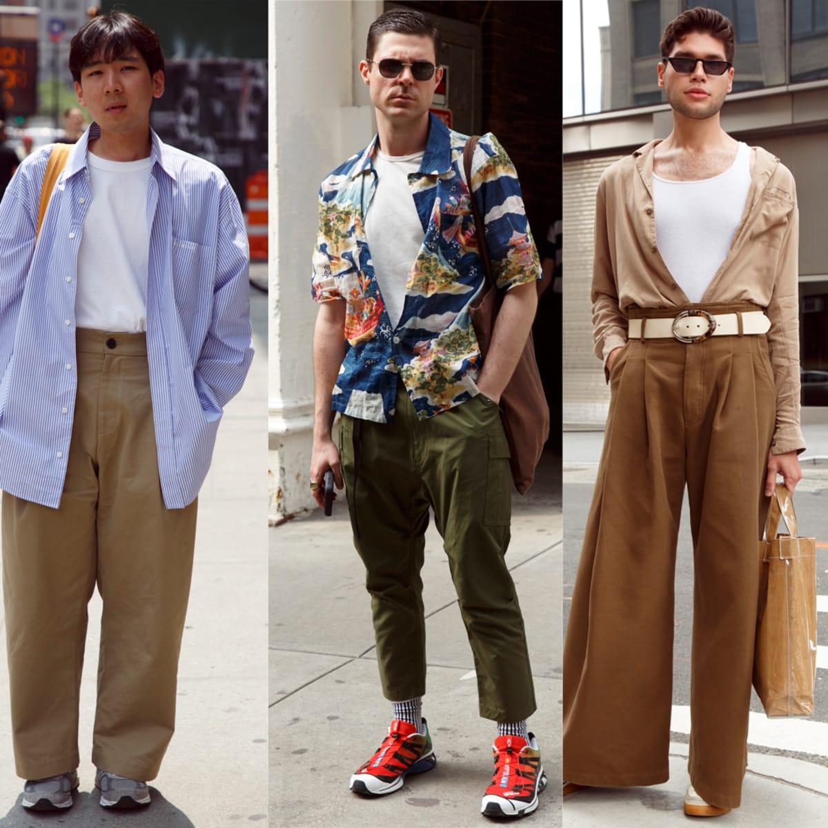 White Tanks and Undershirts Were a Street Style Favorite at New York Fashion Week Men s Fashionista