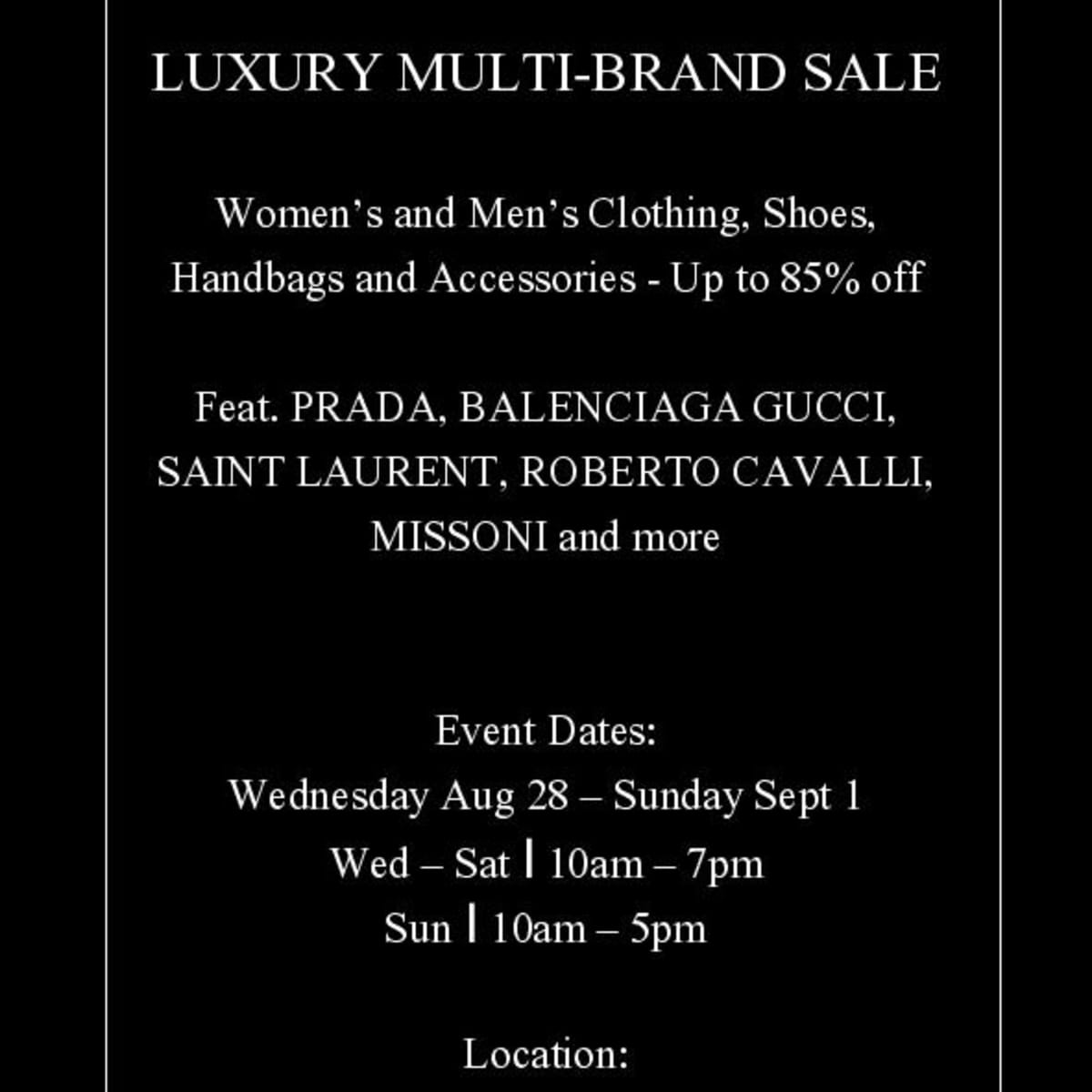 Ferragamo sample sale sales 2019