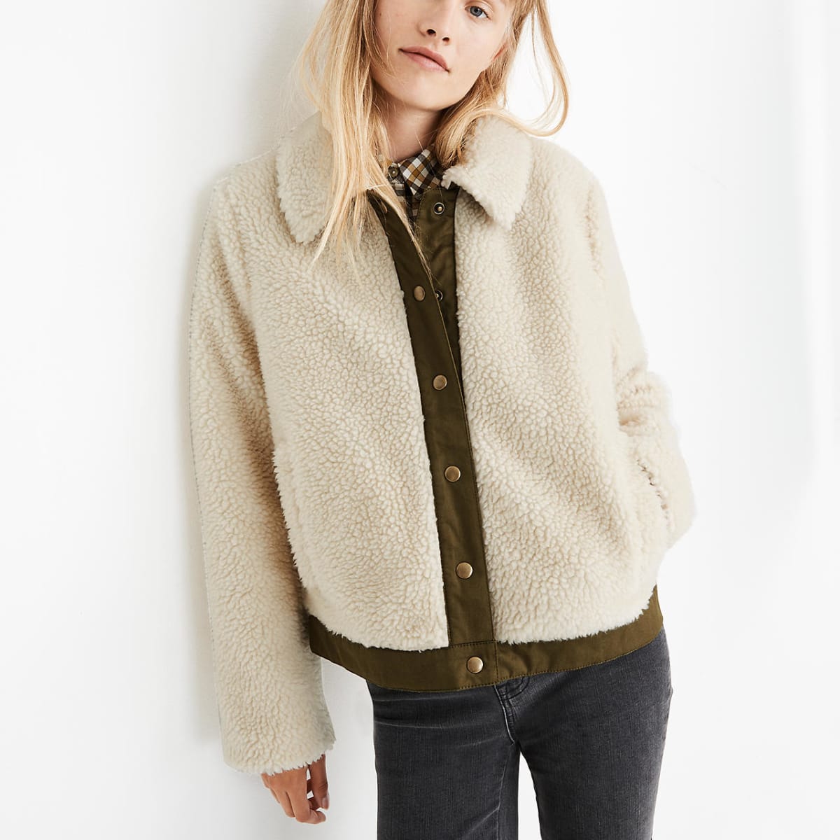 Madewell sale fuzzy jacket