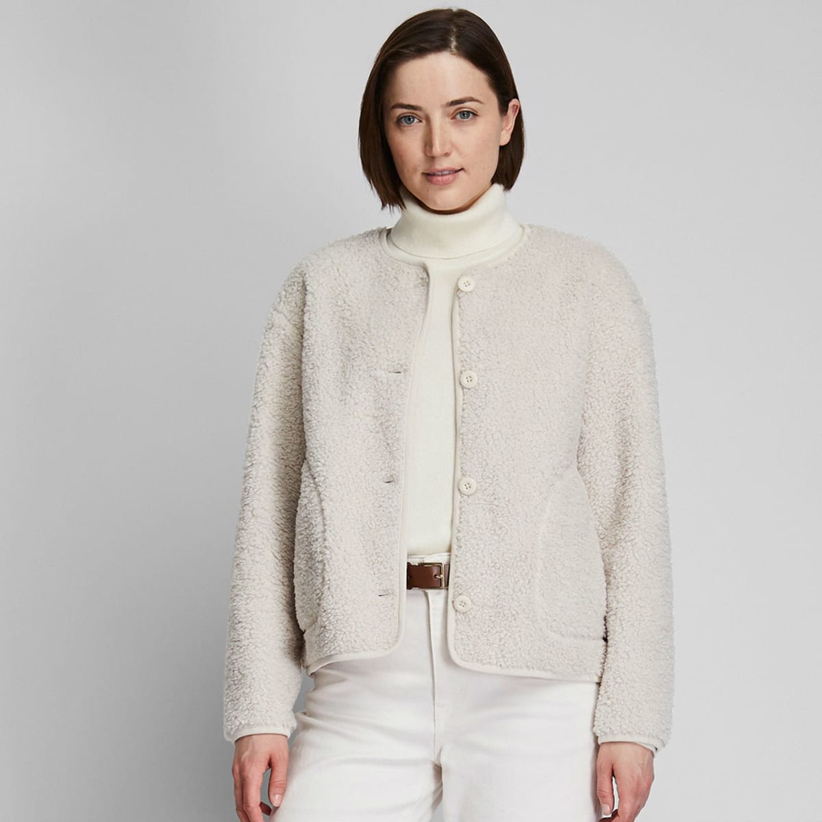 Fuzzy discount sweater uniqlo