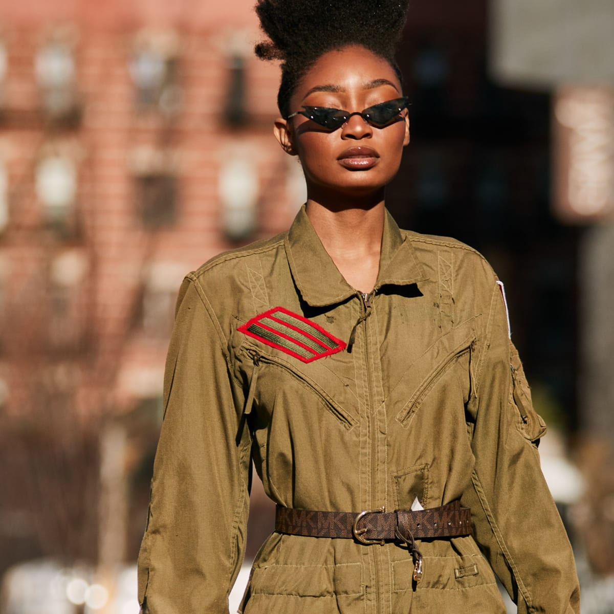Boiler suit with belt cheap