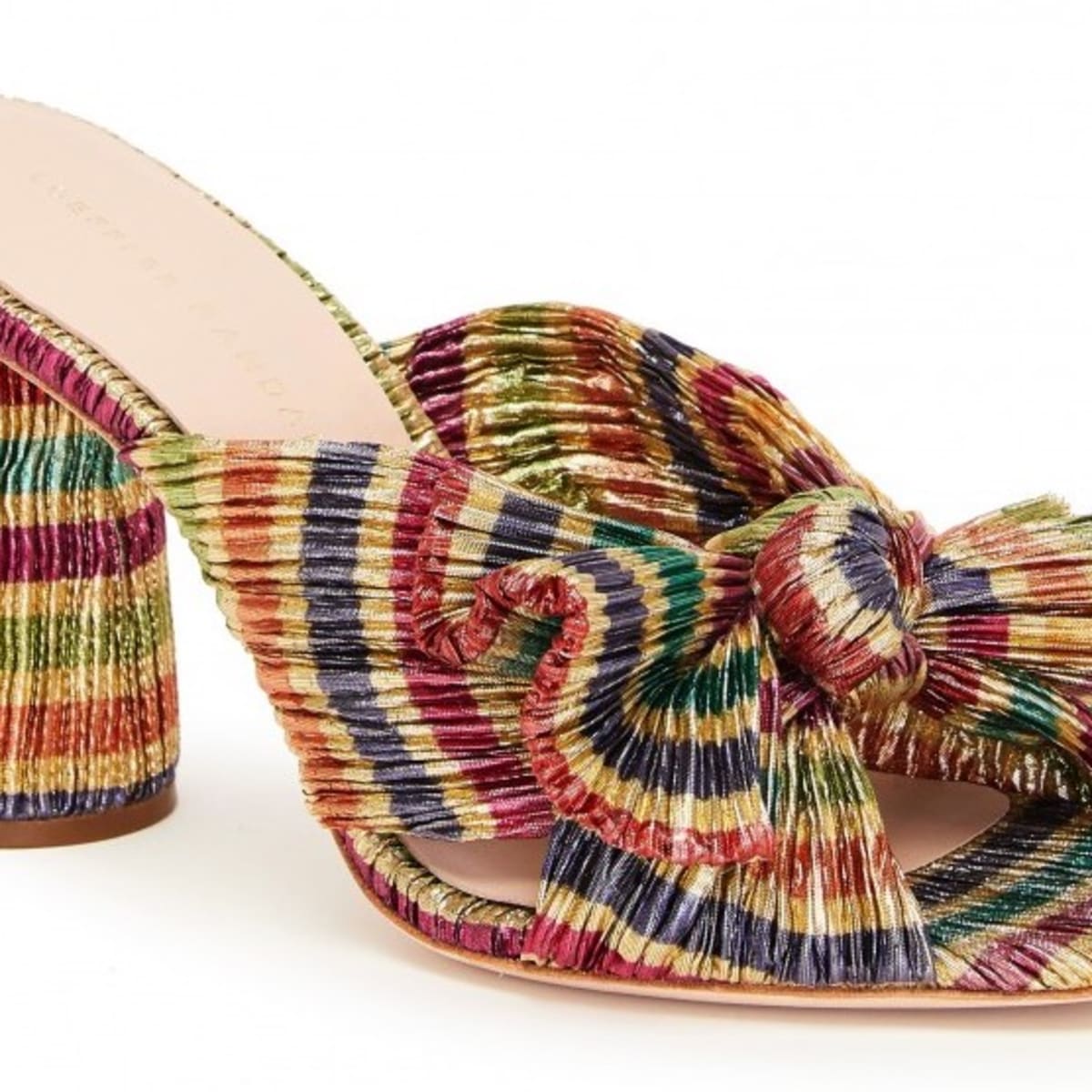 Penny knot mule gold online