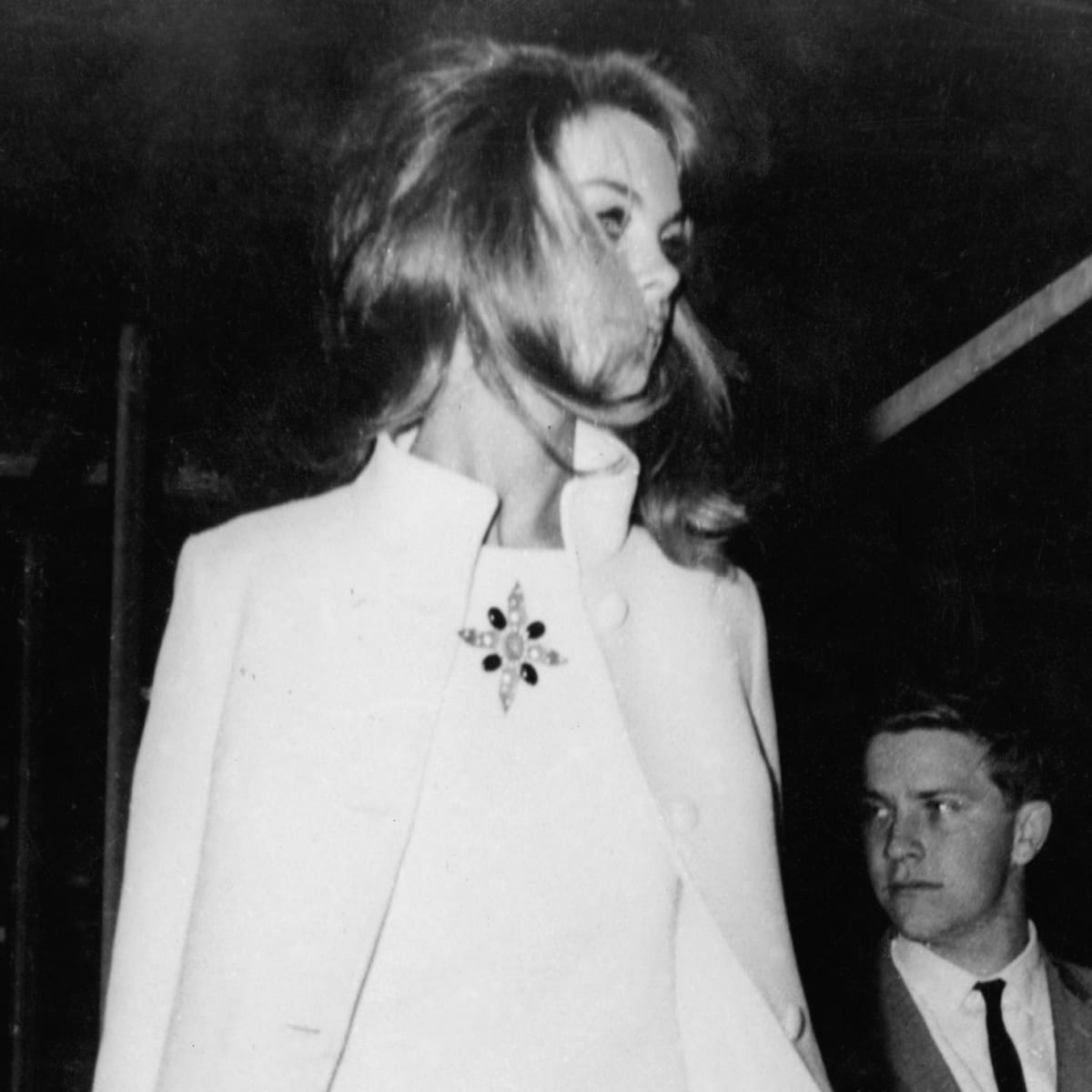 Great Outfits in Fashion History Jean Shrimpton in a Very Controversial White Dress Fashionista