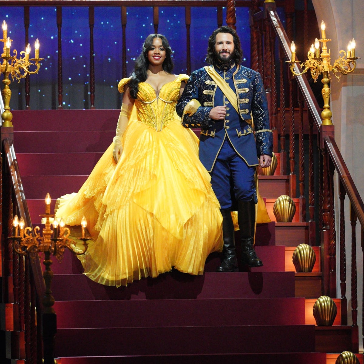 Beauty and the top beast inspired dresses