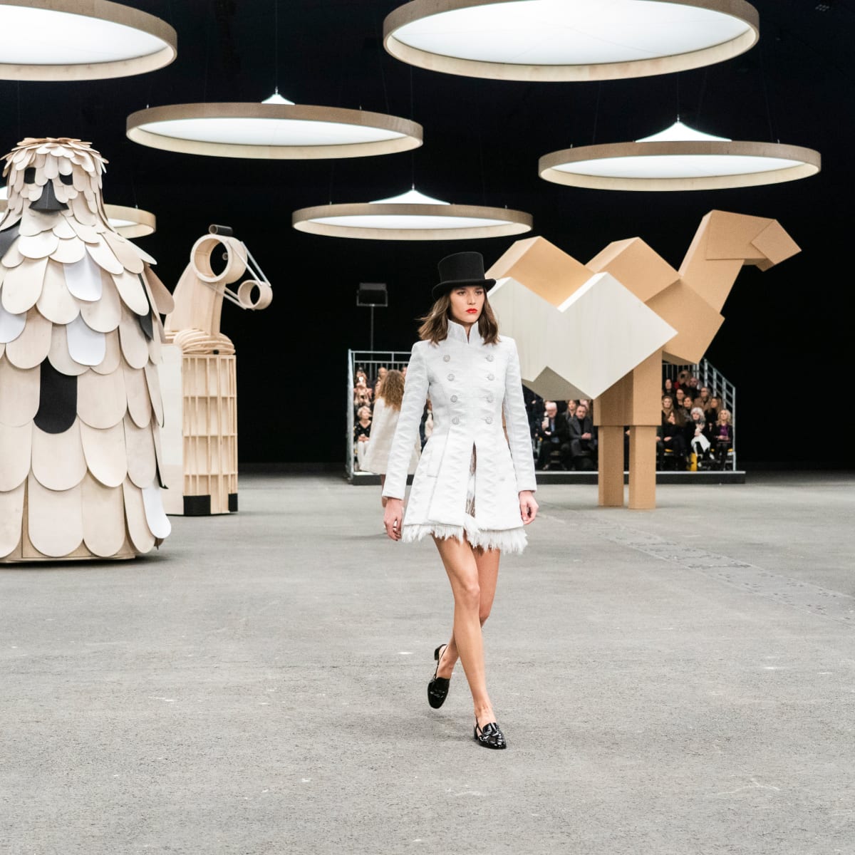 Chanel Does Mini Skirts the Haute Couture Way for Spring 2023