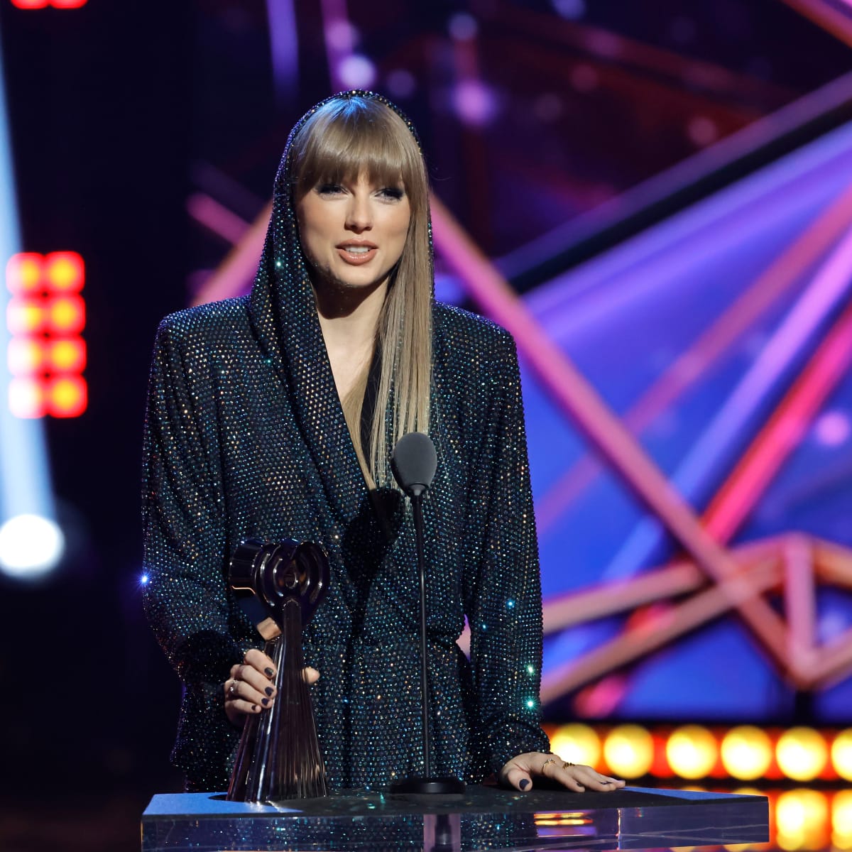Taylor Swift Does 'Midnights' Glam in Alexandre Vauthier at