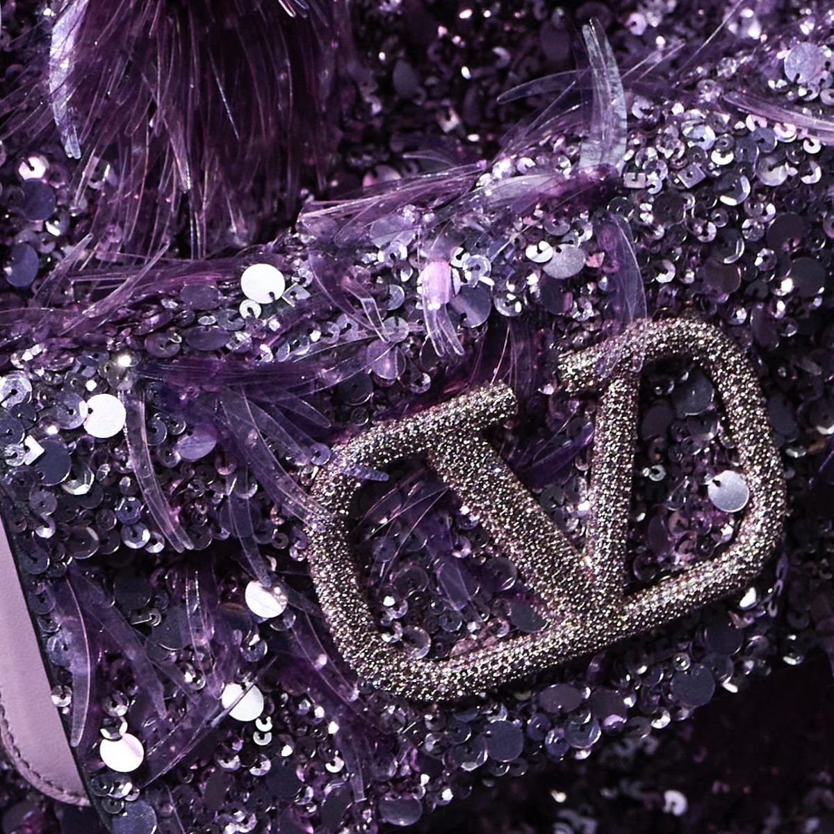 Purple purses hotsell with bling