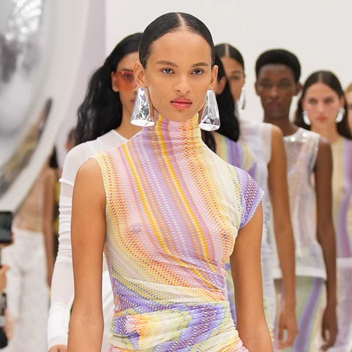 Missoni Adds Sheerness to Its Signature Stripes for Spring 2024