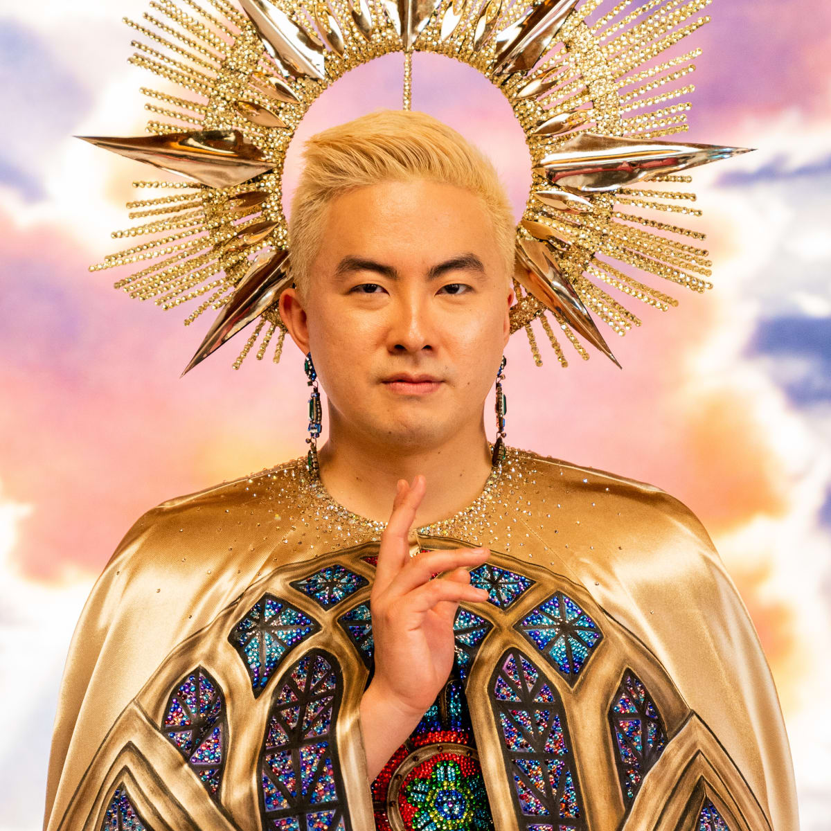 Bowen Yang Wears a Sublime R Rated Robe as God in Dicks The