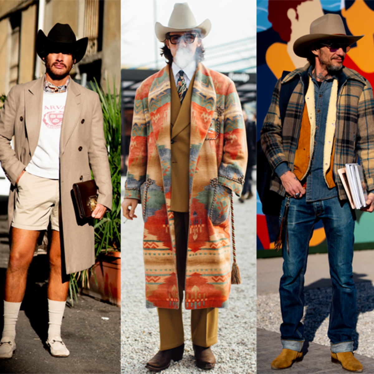 Cowboy on sale fashion men