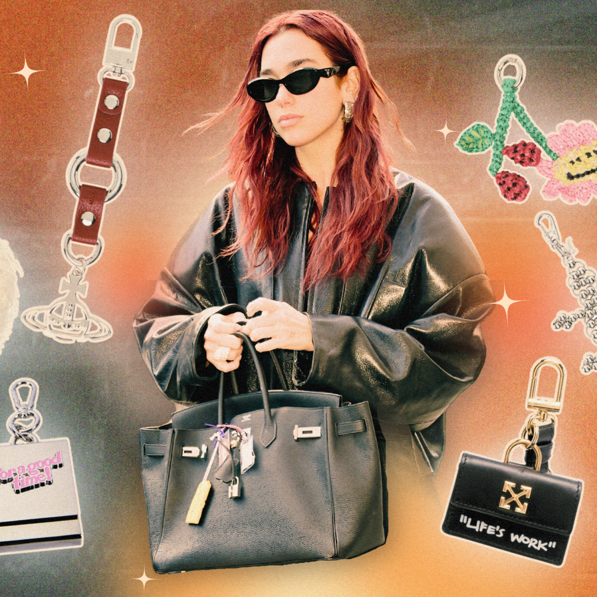 Keychain bag charm online