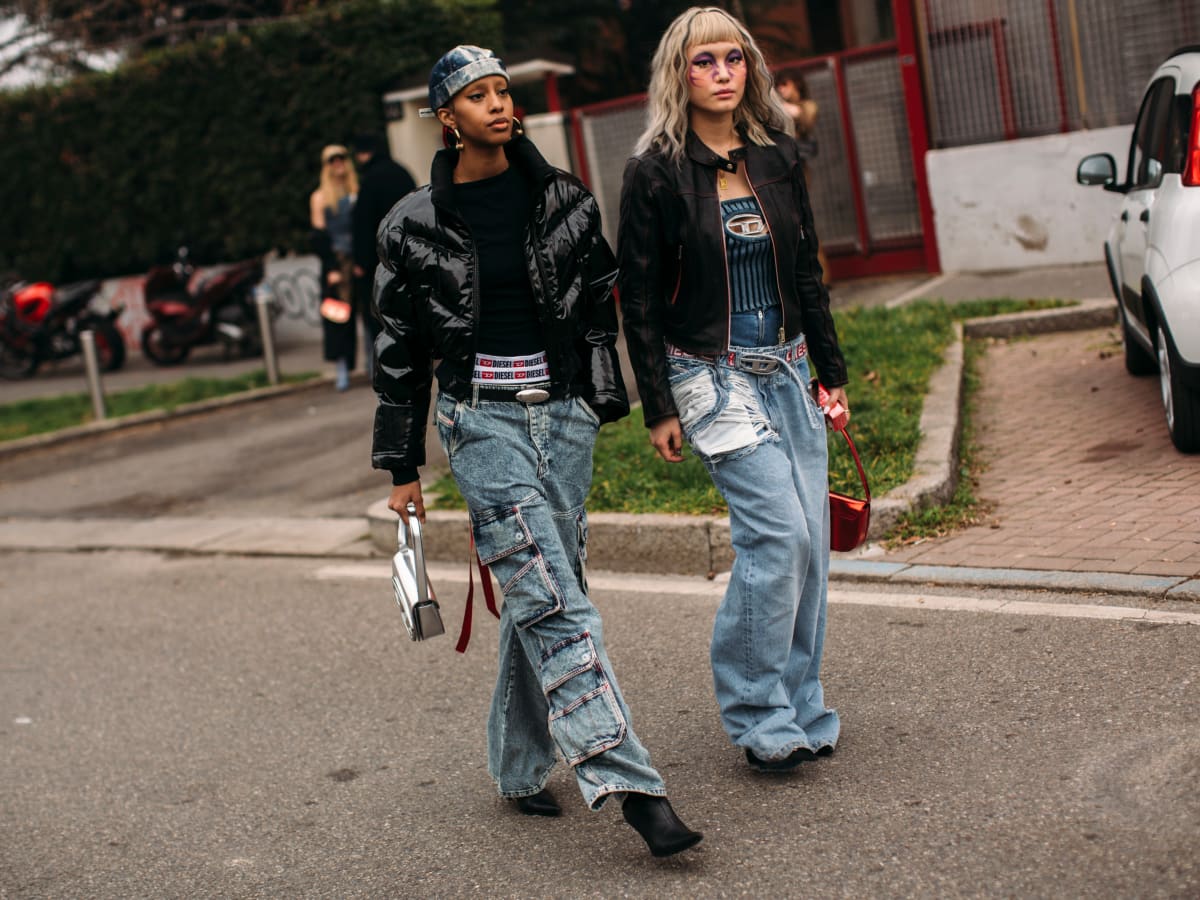 2023 Women Vintage Baggy Jeans Elastic Waist India