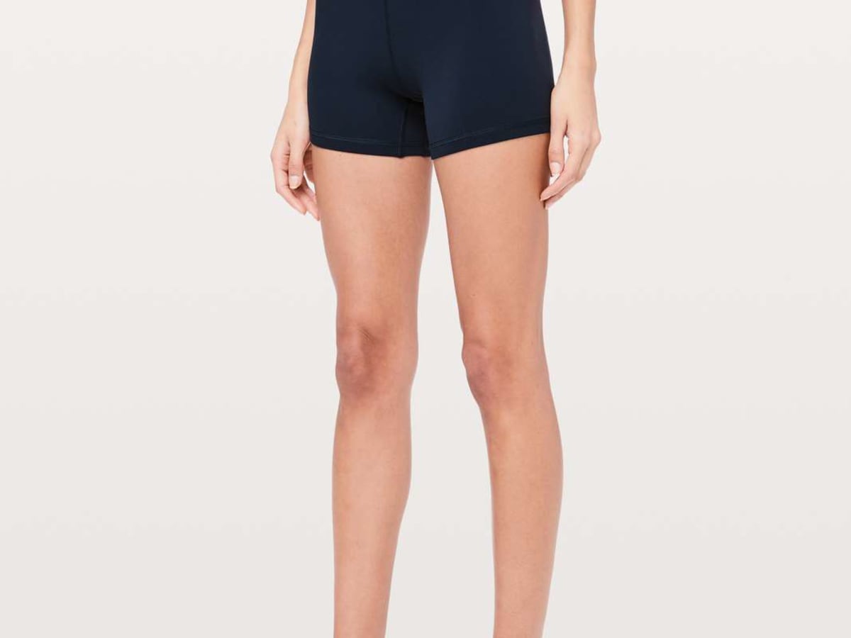 Original 4” align shorts vs hemmed align shorts