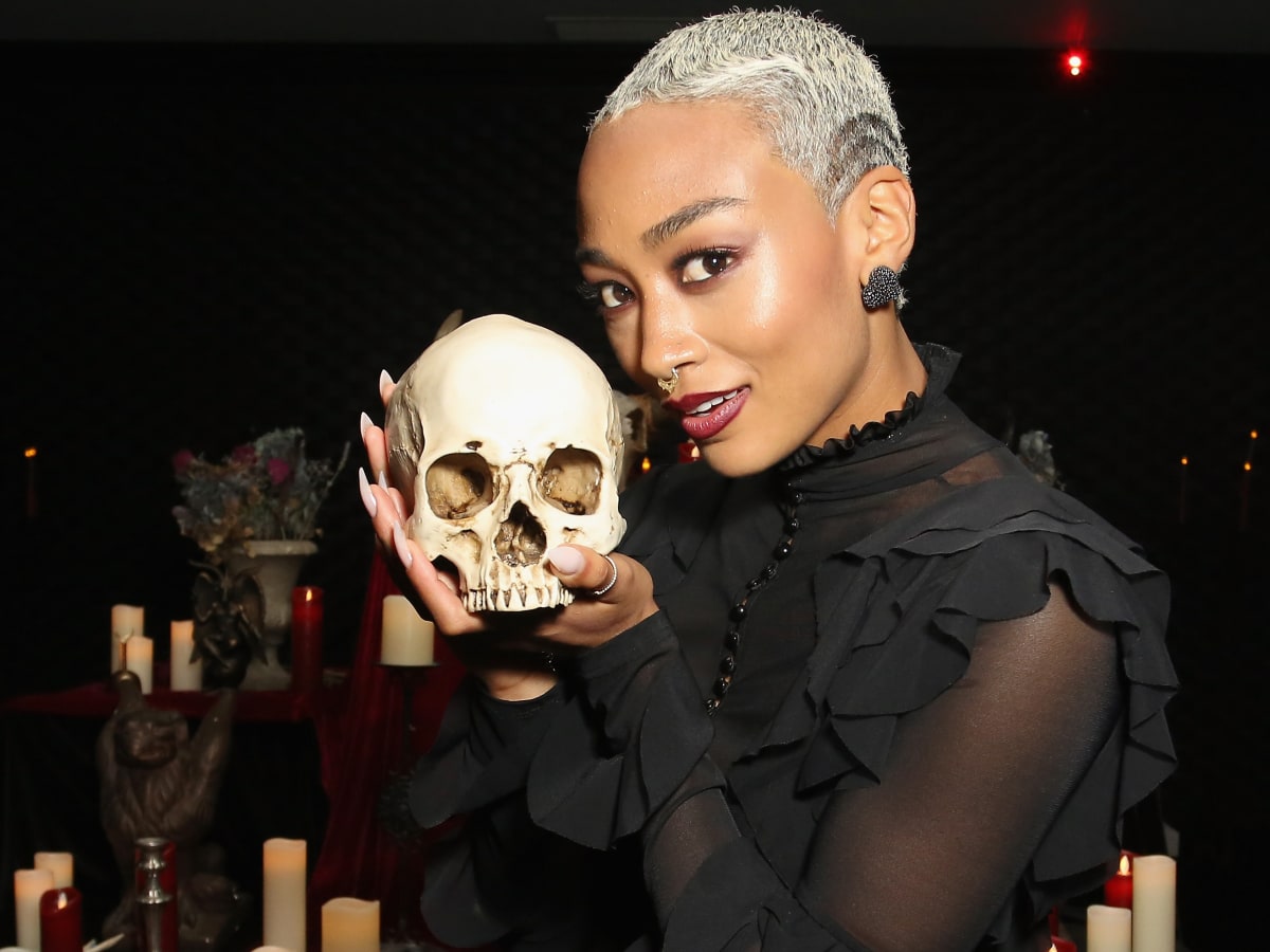 Tati Gabrielle attends the premiere of Netflix's 'Chilling Adventures